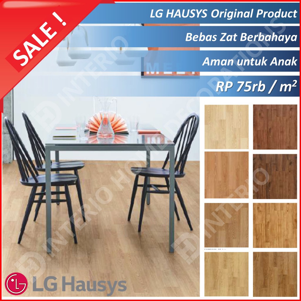 Vinyl Vinil Lantai Roll Kayu Murah LG Hausys FAMILIA - per METER - KATALOG
