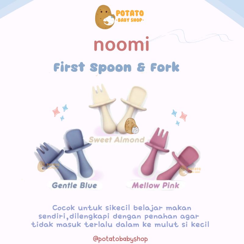 Noomi - First Spoon &amp; Fork - Sendok Garpu Anak