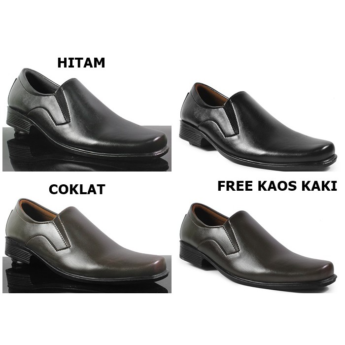 COD bayar di tempat !!! sepatu kerja crocodile pantofel borneo casual loafer murah