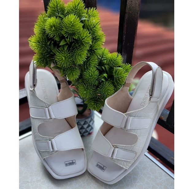 SANDAL SEPATU BIRKEN WANITA KOREA KULIT SINTETIS IMPORT TEBAL KAIT [NEW] G-08