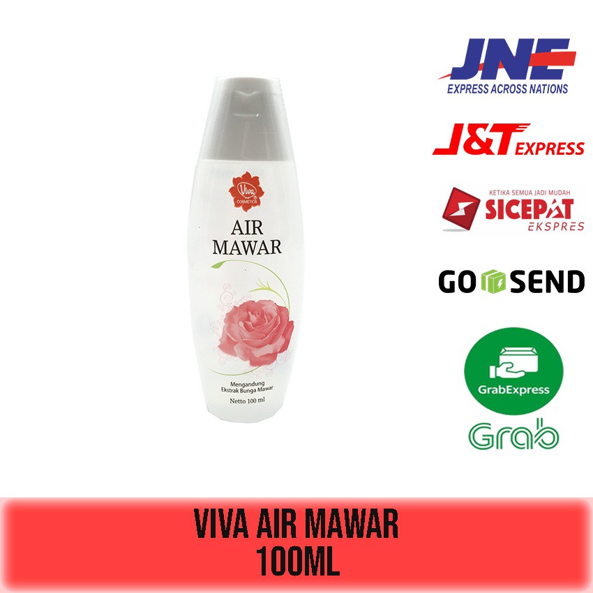 VIVA FACE TONIC MILK CLEANSER AIR MAWAR 100ml SUSU PEMBERSIH, TONER PENYEGAR