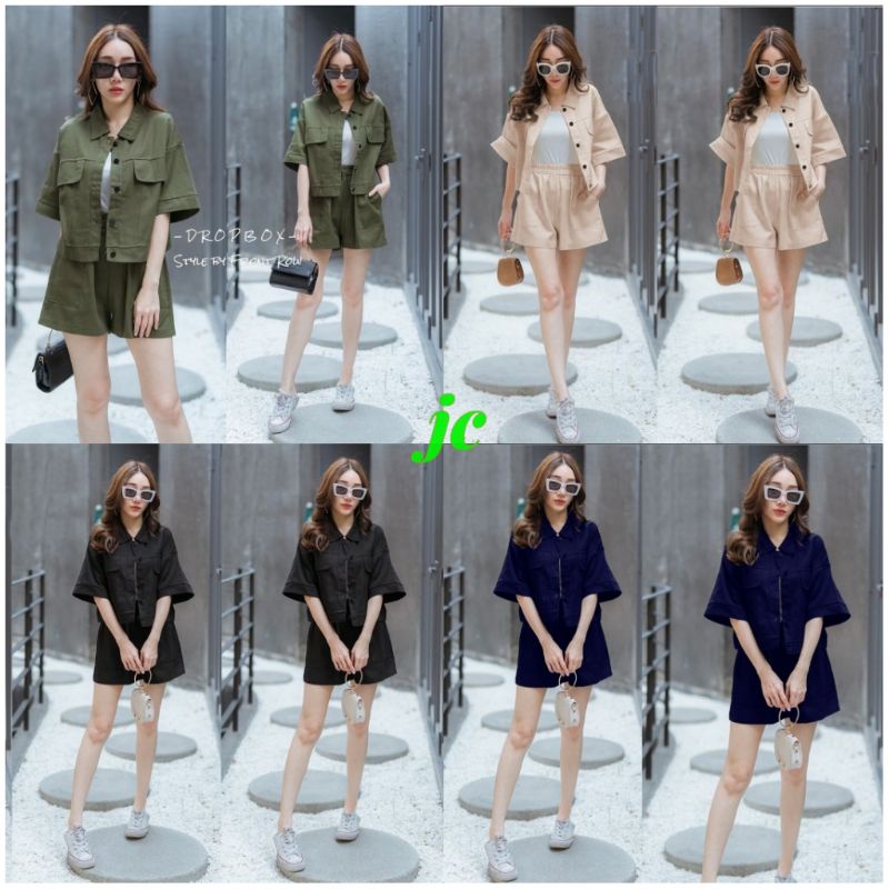 JCTK - Set Keira / Stelan Wanita Celana Pendek / Set Wanita Terbaru
