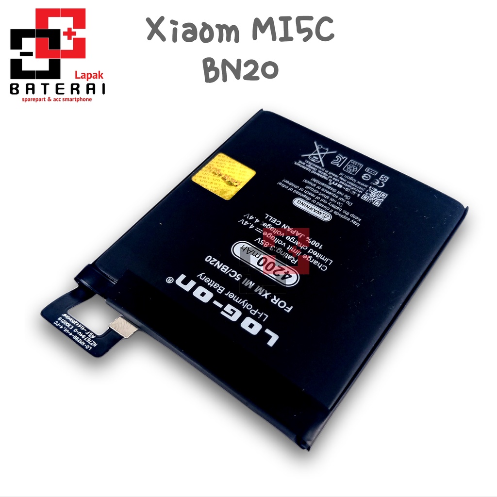 Log - on BN20 Xiaomi Mi5c Double IC Battery Baterai Batre