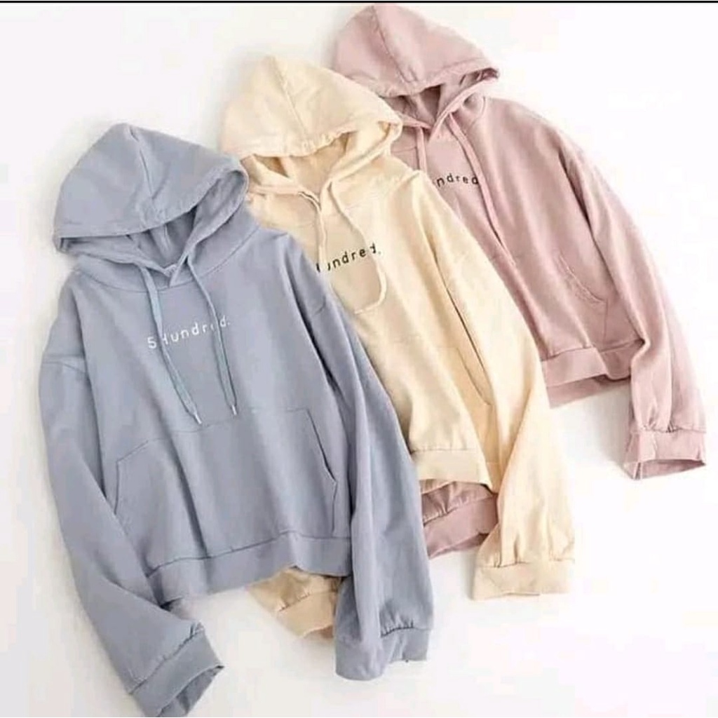 HOODIE WANITA KEKINIAN 5 HUNDRED PAKAIAN WANITA / HOODIE WANITA TEBAL