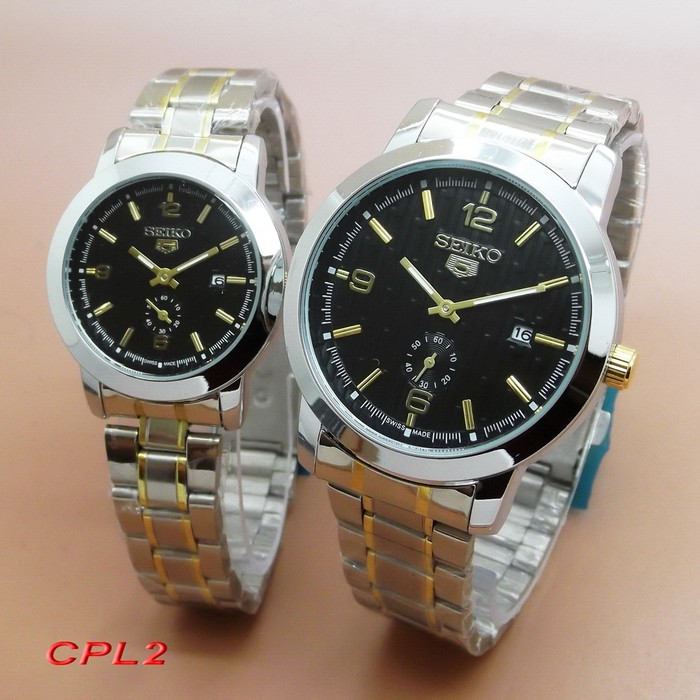 Sale Jam Tangan Seiko Couple Rantai Jam Tangan Pria Wanita Unisex Combi Berkualitas