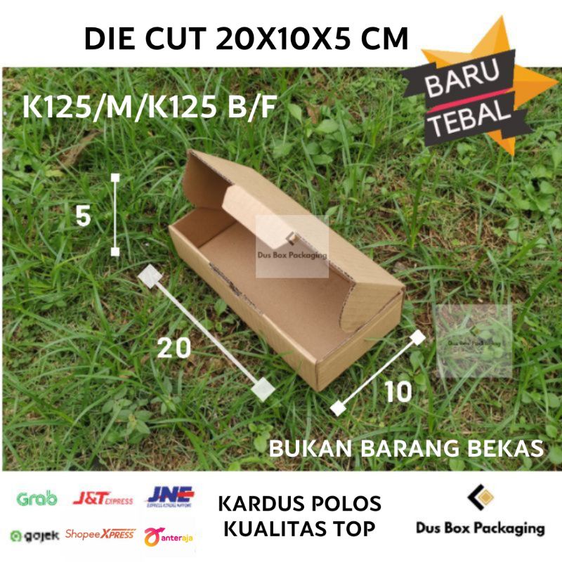 

Kardus box die cut 20X10X5 cm kotak packing