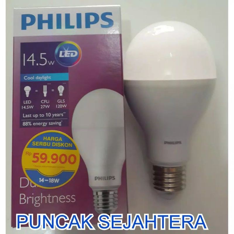 Lampu Philips LED 14.5 Watt Cool daylight