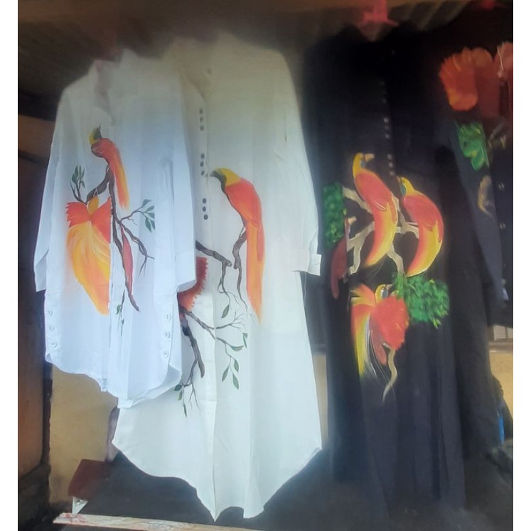 Tunik/ Dres Lukis , Lukisan Khas Papua