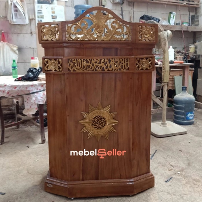 Mimbar Masjid - Mimbar Masjid Jati -MimbarMasjid Jati Minimalis