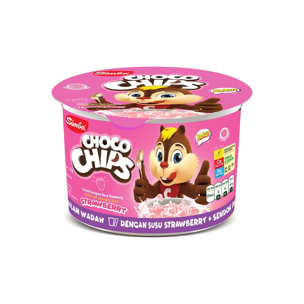 Simba Choco Chips Cup Sereal 34gr