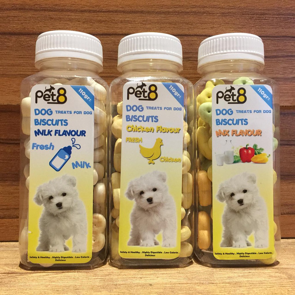

Pet Republic Snack Anjing PET8 Dog Bone Biscuit 110gram