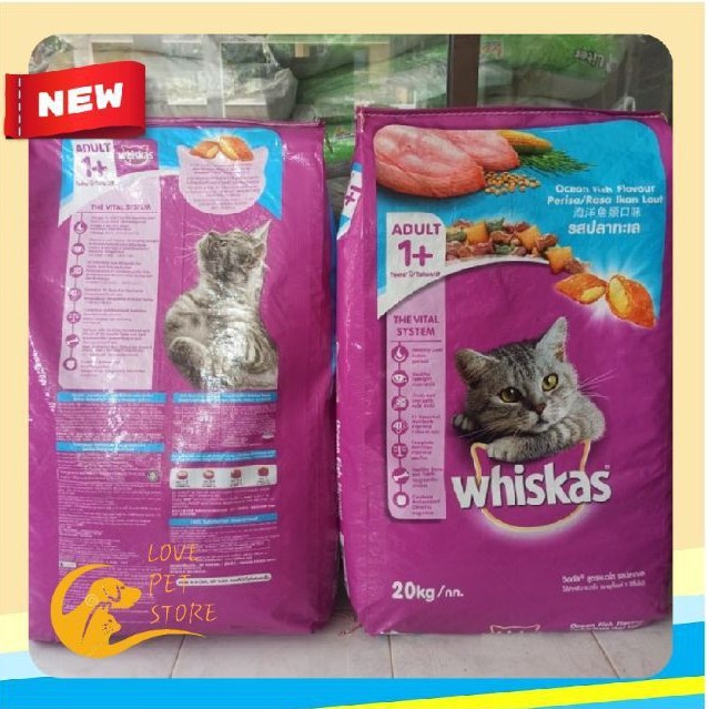 Whiskas adult ocenfish 20kg Promo Makanan kucing murah