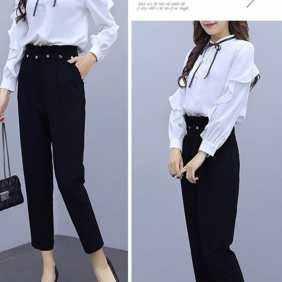 Trxt0T4f--Baju Muslim Wanita Ootd Wanita Set Hijab Nomi Set 2in1 Setelan Remaja Wanita Kekinian Kore