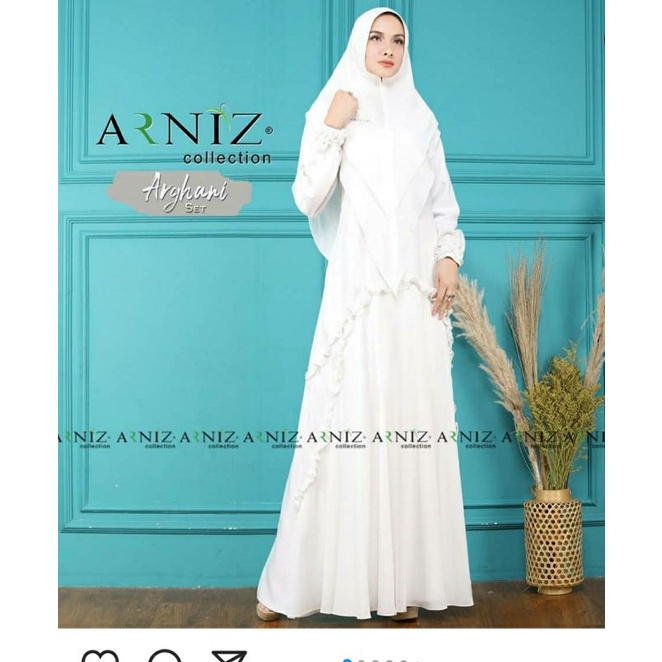 arghani set arniz putih