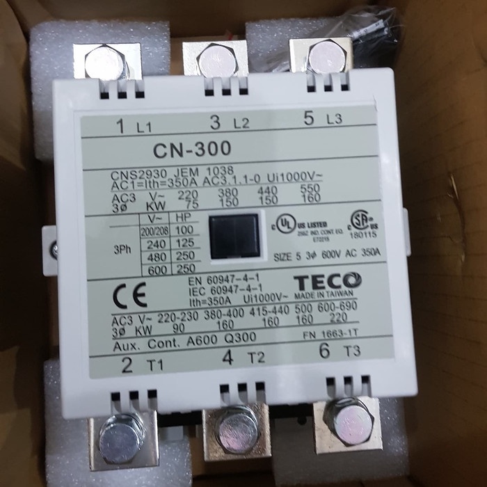 MAGNETIC CONTACTOR / KONTAKTOR TECO CN-300