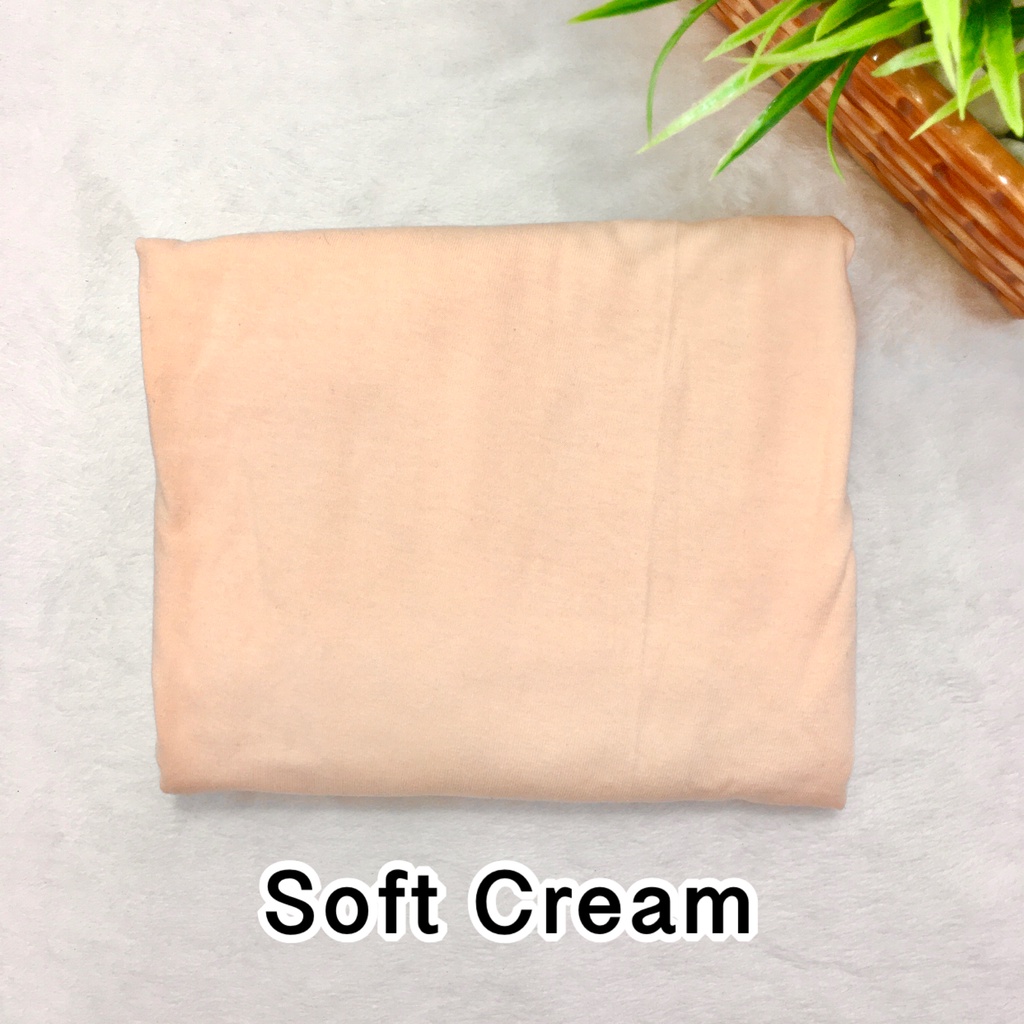 Lingerie Katun Vivienne Baju Tidur Sleepwear Adem by Gerai Cantik Official Store-Soft Cream