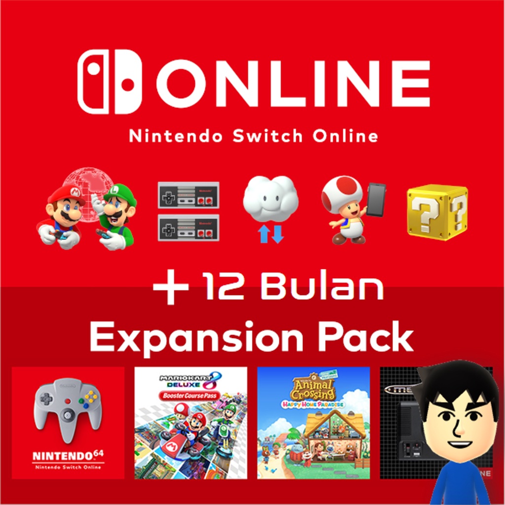 Jual Kartu Karakter Animal Crossing Free NSO Nintendo Switch Online 