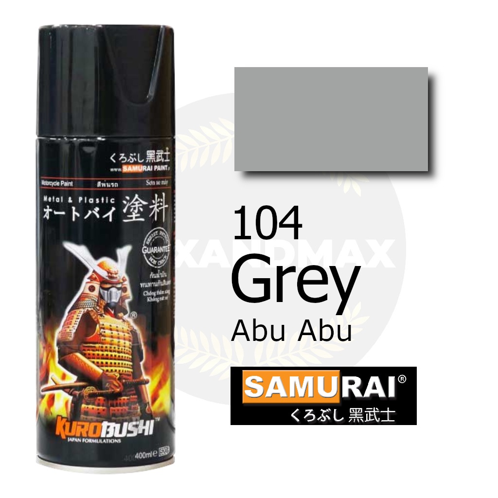 Samurai Paint Grey 104 Abu Abu 400 ml - Cat Semprot