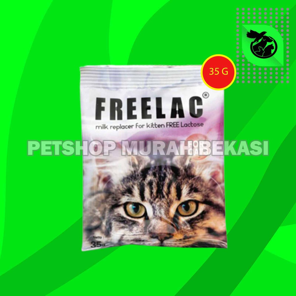 FREELAC MILK Susu Anak Kucing Cat Milk kitten 35gram