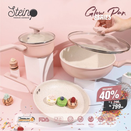 STEIN Cookware Glow Pan Series / Panci Wajan STEIN