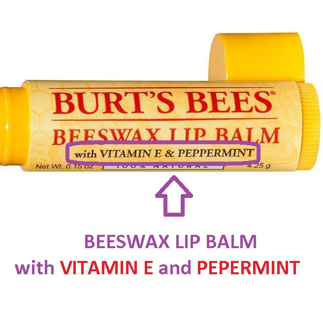 Burt's Bees Lip Balm Beeswax with vitamin E and Peppermint original burt burts oil Grosir