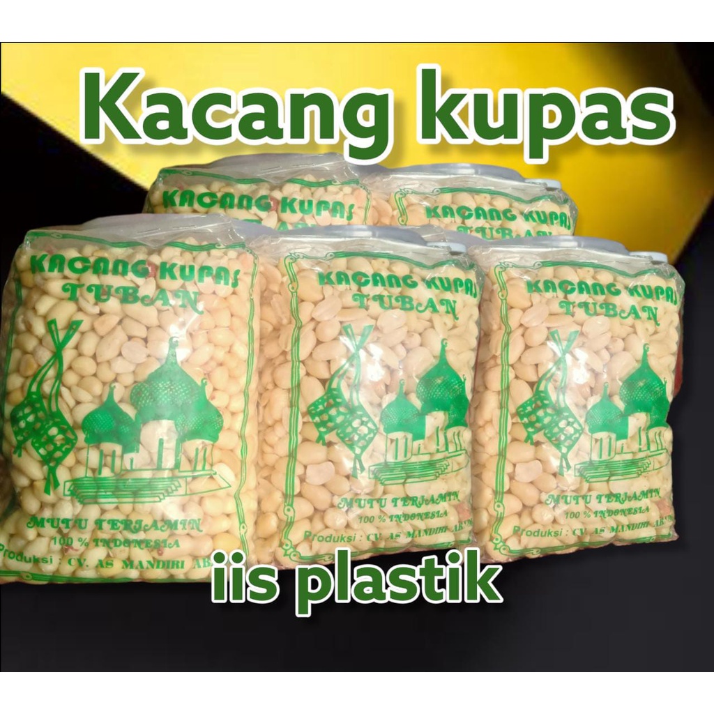 Termurah !!!! Kacang Tuban 600 gr / Kacang Kupas / Kacang Tuban Bukan Kacang Putri Bali / Kacang Tanah