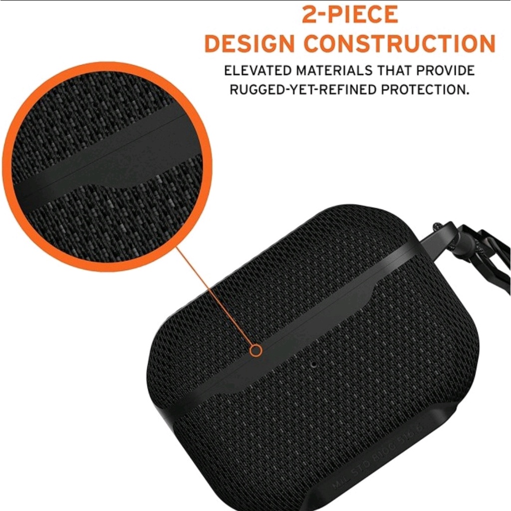 UAG Leather Carbon Metropolis Apple Airpods Pro Case Cover Casing