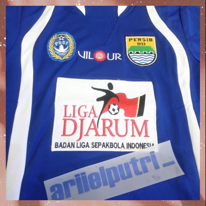 Jersey retro persib home biru 2007