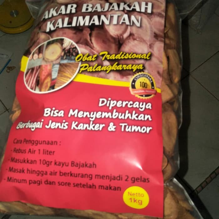 

Solusi kanker dan tumor - Akar bajakah kalalawit merah kering cacah - asli 1Kg