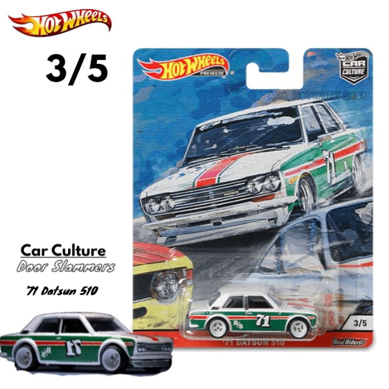 BEST SELLER | Diecast Hot Wheels 71 DATSUN 510 HW Hotwheels Premium Car Culture Door Slammers Mobil Mainan Anak