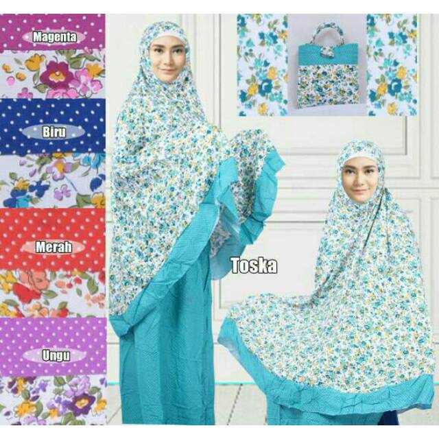 Mukena katun rayon seruni