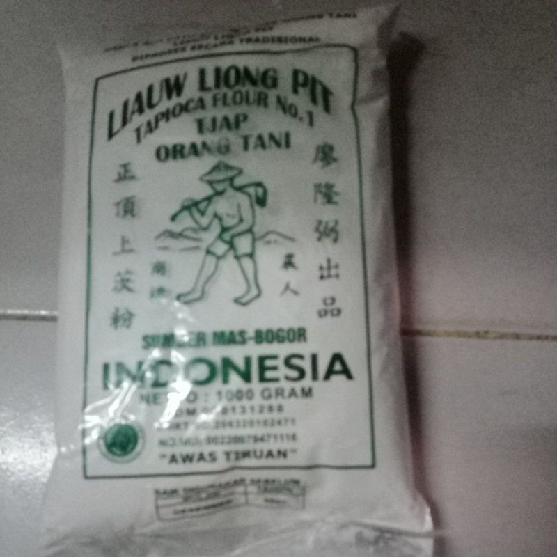 sagu tani liauw liong pit/sagu tani/tapioka