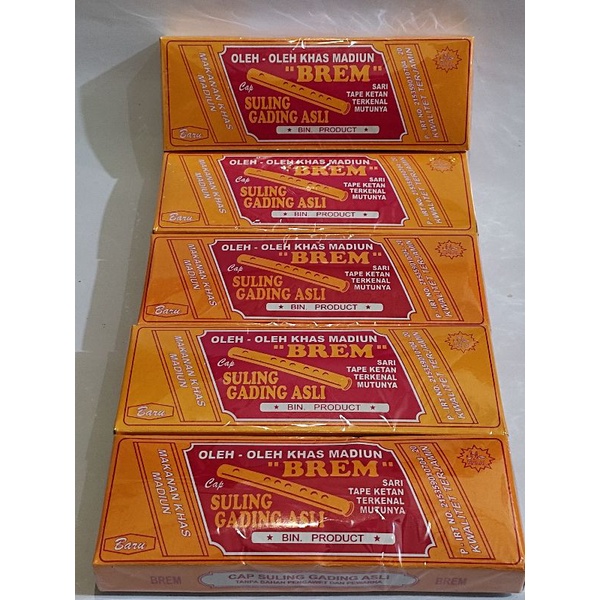 

Brem Suling Gading Asli Oleh - Oleh Khas Madiun 50gr | Murah
