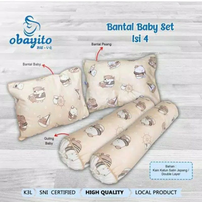 Bantal Guling baby Obayito isi 4