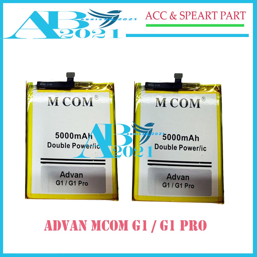 Jual Baterai Advan Mcom Pro 5000 Mah G1 Power Baterai Double Batre