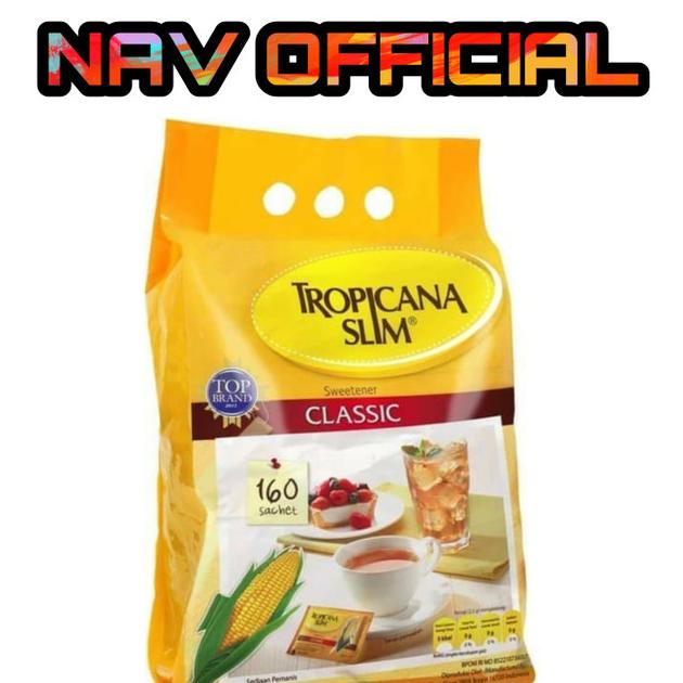 

TROPICANA SLIM SWEETENER CLASSIC 160 SACHET