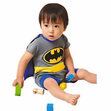 ROMPER ANAK batman abu abu | Romper Batman