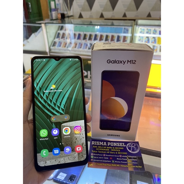 SECOND SAMSUNG M12 3/32 100% MULUS BERGARANSI-1