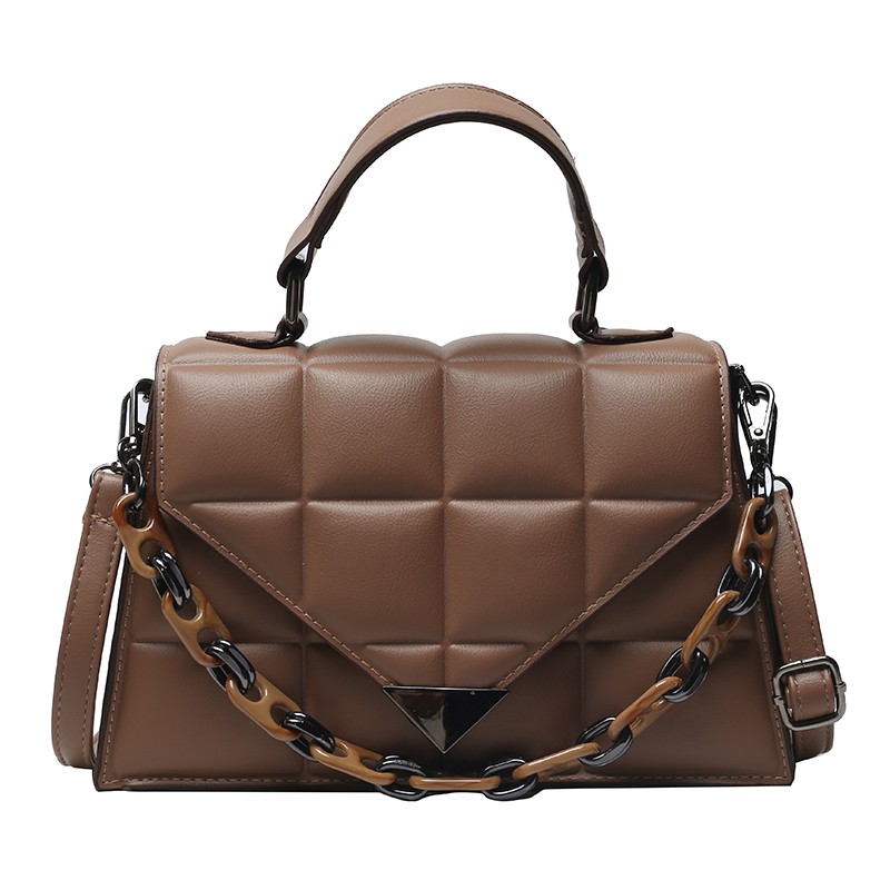 TAS IMPORT FASHION SELEMPANG 3676 PREMIUM RANTAI-KHAKI