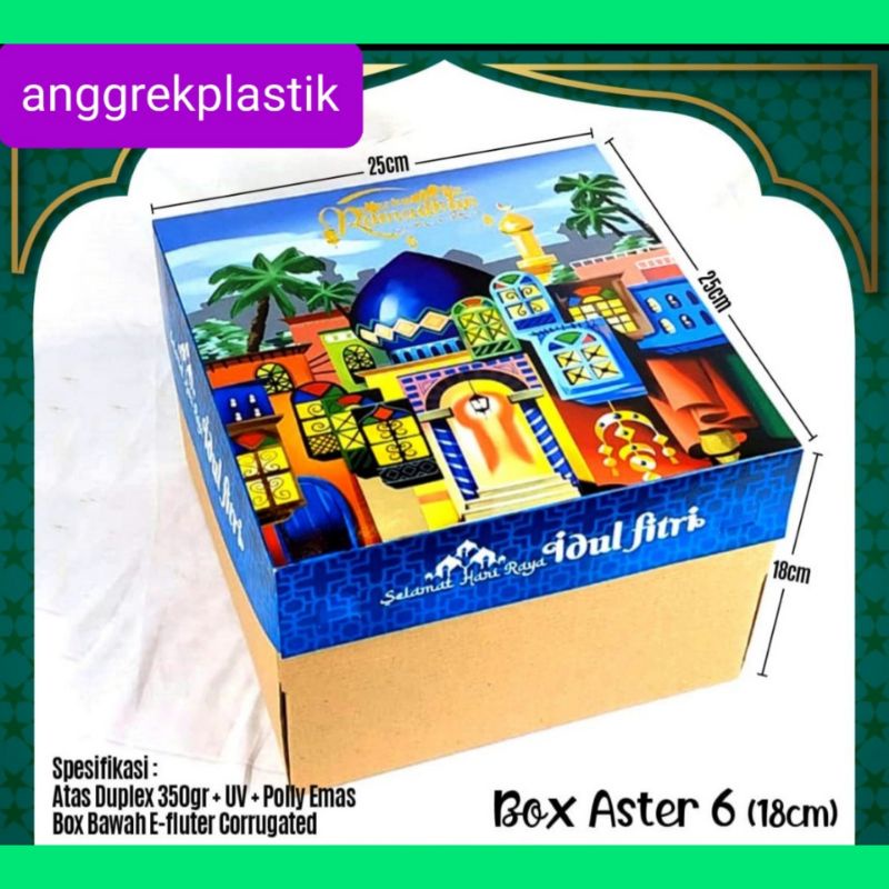 

dus box kue puding lebaran idul fitri 25x25x18