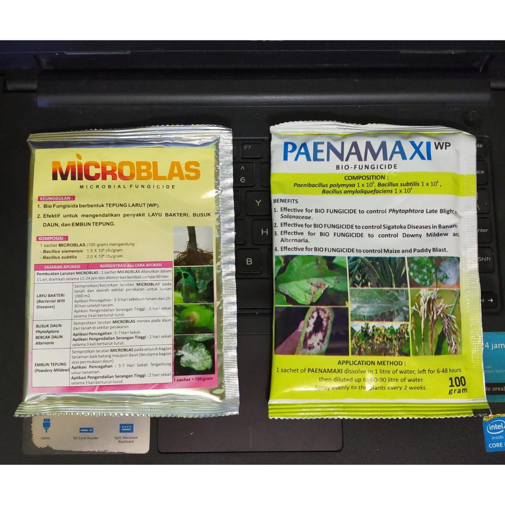 Paenamaxi 100 Gram Kemasan Ori Pabrik Biofungisida Untuk Jamur - Asam-Asam Kresek Padi Karat Daun