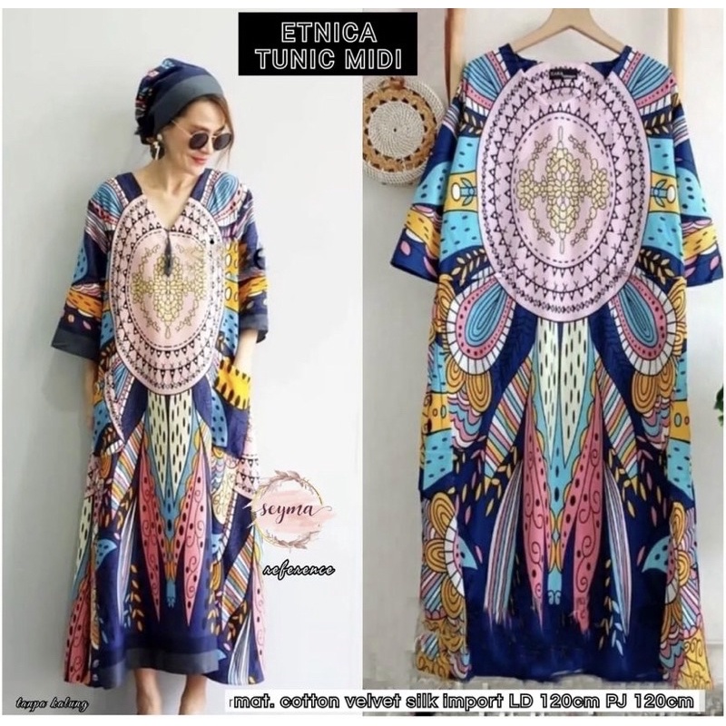Tunik Midi Non Busui LD120 Etnica
