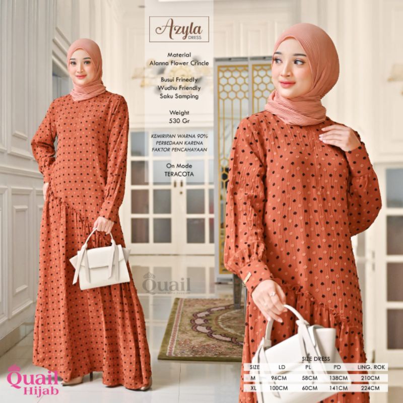Gamis wanita busui  / Azyla Dress by Quail