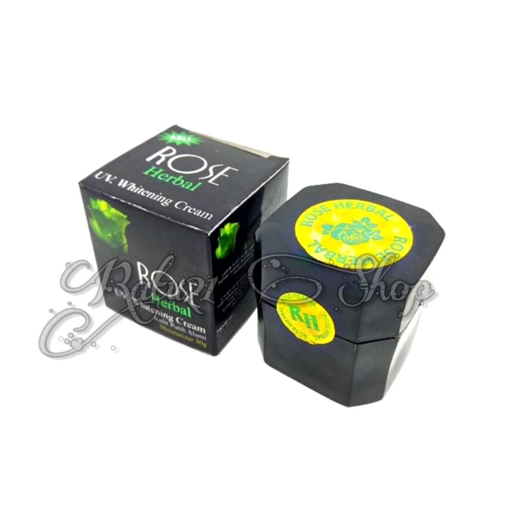 1pcs Cream Rose Herbal Black/Krim Wajah Siang dan Malam Rose Herbal