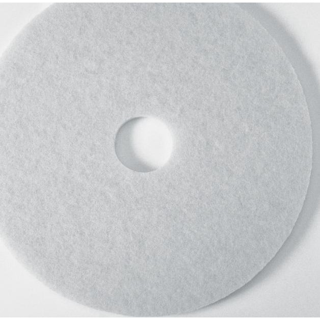 ♥ 3M Floor Pad 17" White / 3M Super Polish Pad 4100 17" ☺