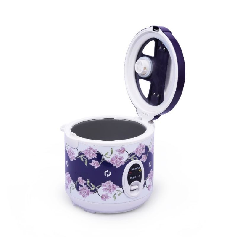 Niko Magic Com 3 in 1 / Rice Cooker 1.2 Liter Oishi Batik (Tutup Kaca)