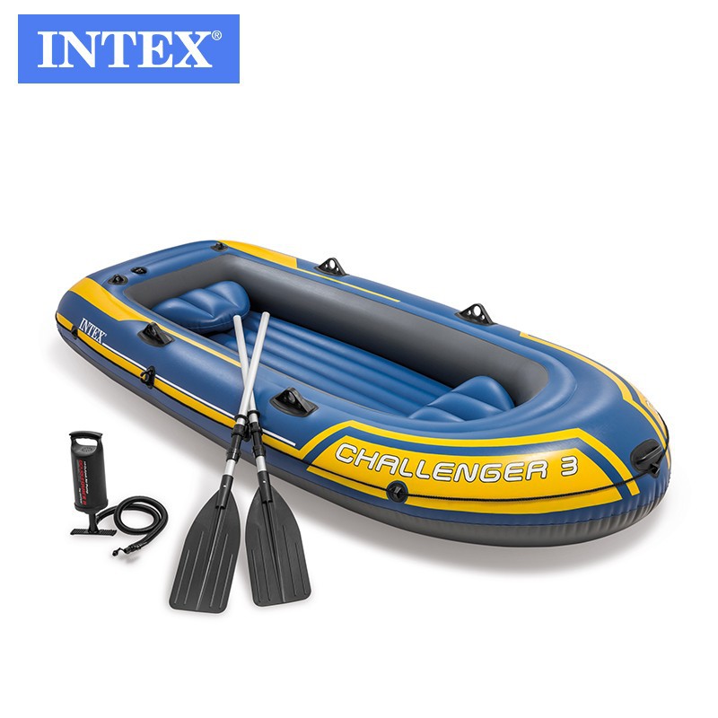 Intex Challenger 3 Perahu Karet Inflatable Raft