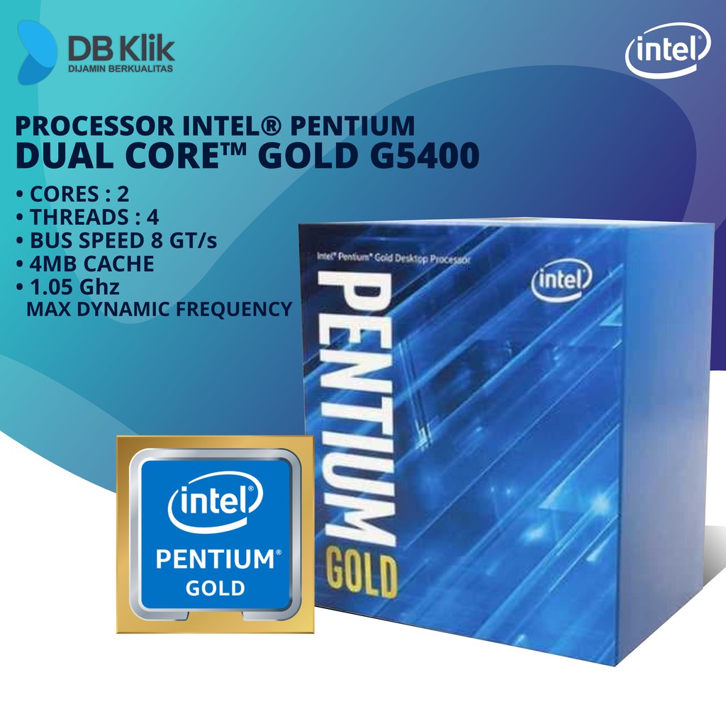 Intel Pentium Dual Core Gold G6400