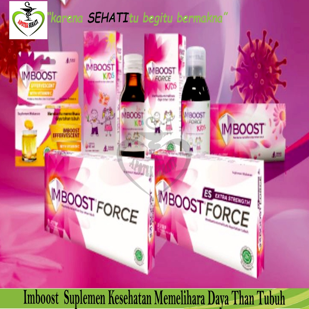 All Varian Imboost Tablet Imun Suplemen Daya Tahan Tubuh Im Boost Extra Vit C D