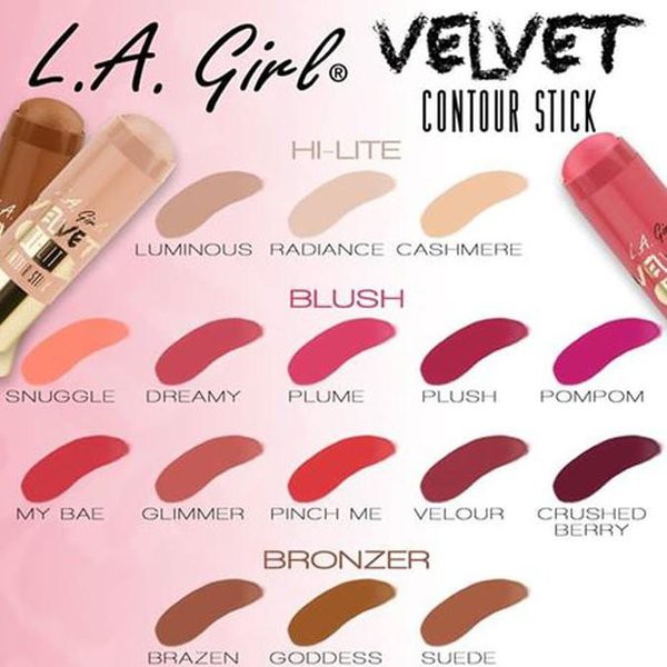 LA Girl Velvet Blush Countour Stick